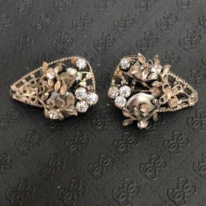Vintage gem earrings